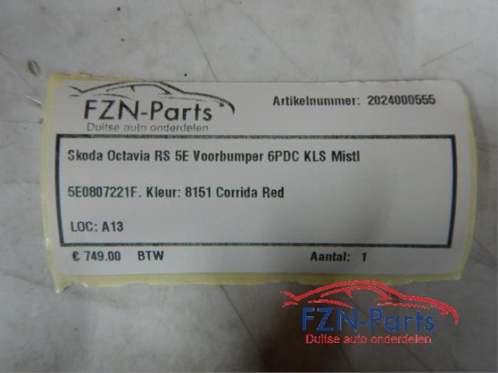 Voorbumper Skoda Octavia (22721199)