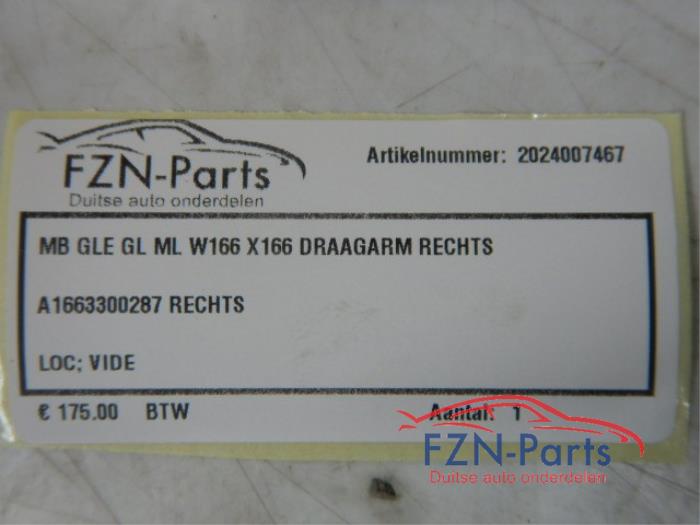 Draagarm rechts-achter Mercedes ML-Klasse (22739137)