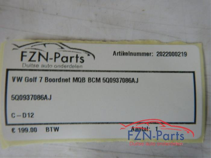 Computer Body Control Volkswagen Golf (22741919)