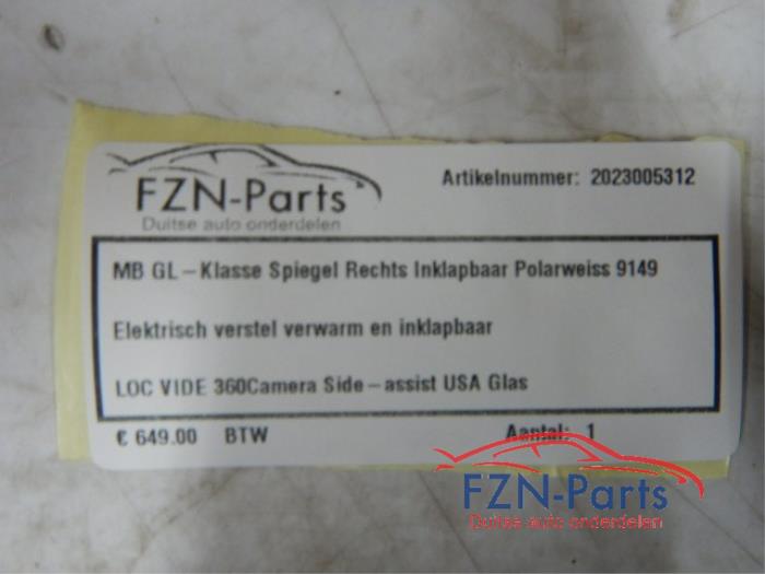 Mercedes-Benz GL-Klasse Spiegel Rechts Inklapbaar