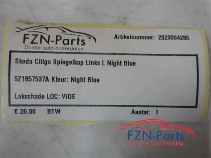 Spiegelkap links Skoda Citigo (22725381)