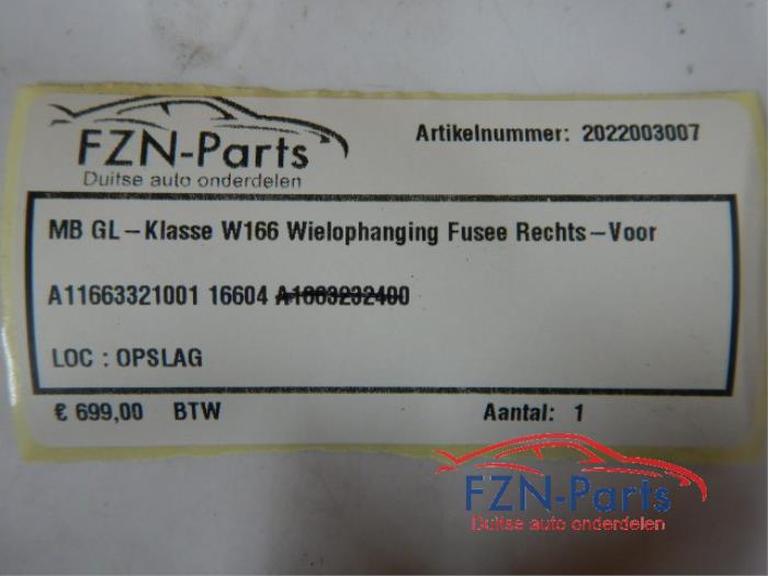 Wielophanging rechts-voor Mercedes GLE (22729699)