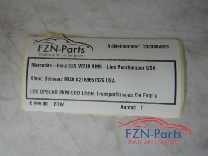 Mercedes-Benz CLS W218 AMG-Line Voorbumper USA Kleur: Schwarz 9040
