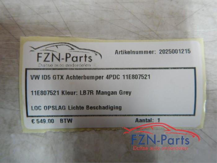 VW ID5 GTX Achterbumper 4PDC