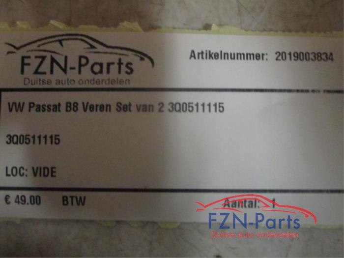 VW Passat B8 Veren Set van 2
