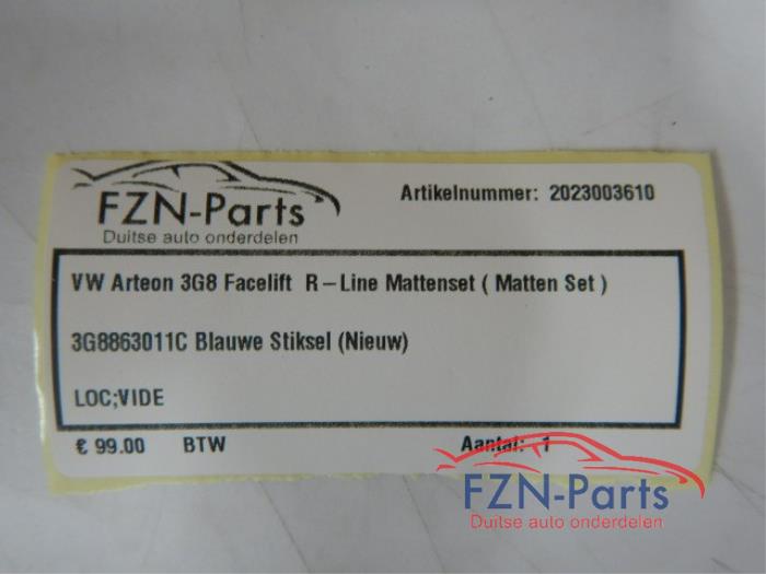 VW Arteon 3G8 Facelift R-Line Mattenset (Matten Set)
