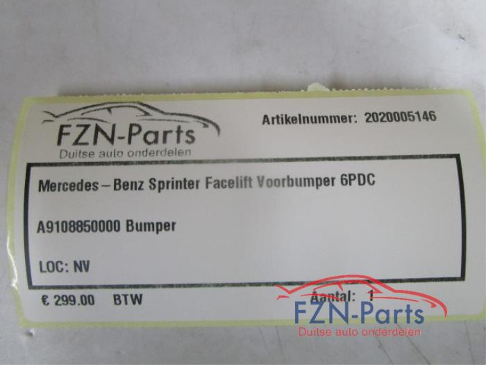 Mercedes-Benz Sprinter Facelift Voorbumper W907 W910 6PDC