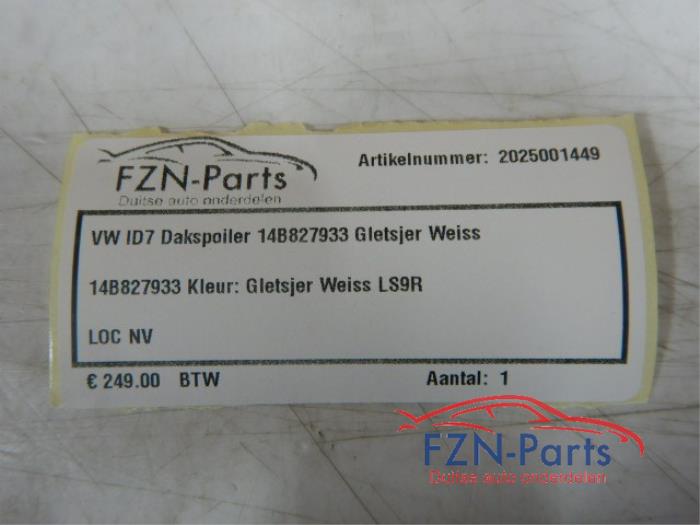 VW ID7 Dakspoiler