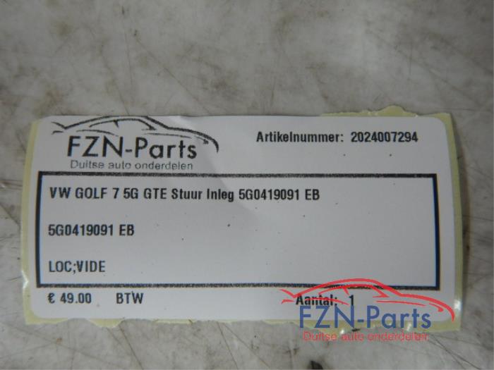 VW Golf 7 GTE Stuur inleg