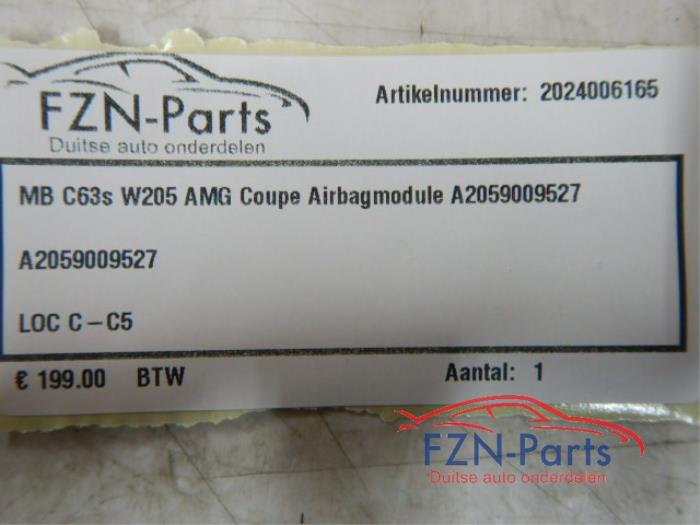 Mercedes-Benz C63S W205 C-klasse AMG Coupe Airbagmodule