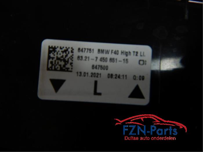 BMW 1-Serie F40 LED High Achterlicht Links Achterklep