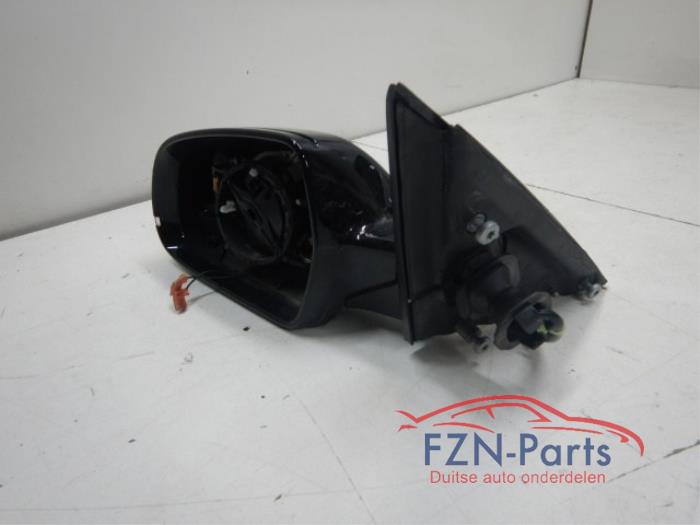 Audi A4 8K Spiegel Links LY9T Mythos Schwarz ( Zij , Buitenspiegel ) Elektrisch verstel en verwarmbaar Mist spiegel glas Kleur: