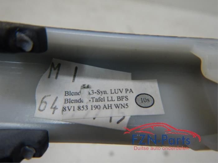 Audi A3 8V Dashboard Inleg Strip Strip Sierlijsten Carbon