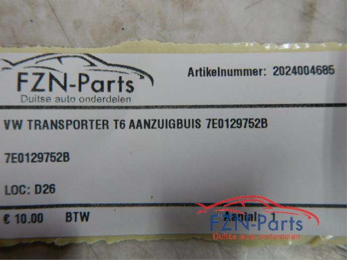 Aanzuigslang Lucht Volkswagen Transporter (22740052)