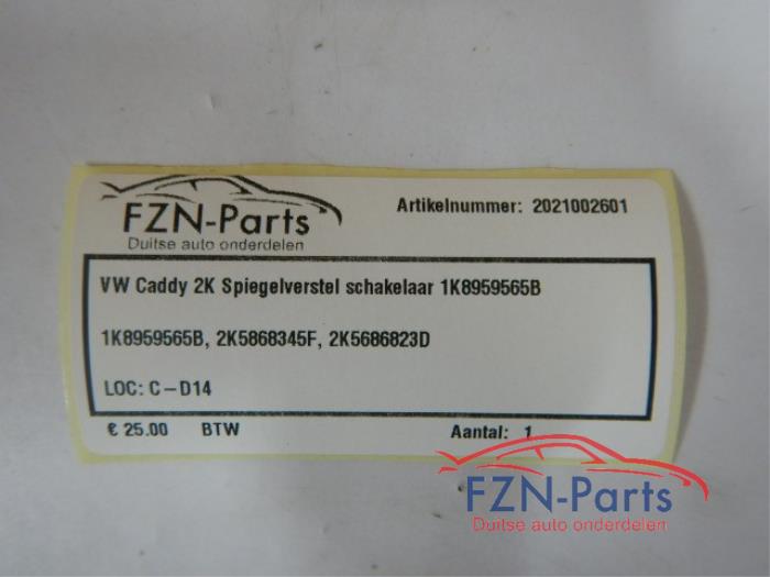 Spiegel Schakelaar Volkswagen Caddy (22739224)
