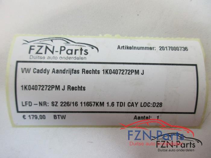 Aandrijfas rechts-voor Volkswagen Caddy (22725817)