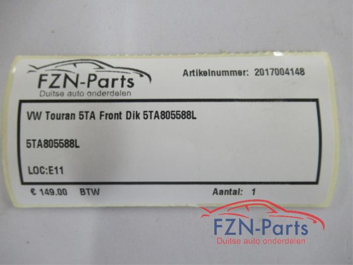 Frontdeel steun Volkswagen Touran (22740956)