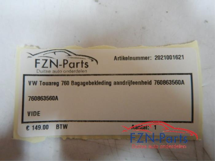 Bekleding bagageruimte Volkswagen Touareg (22741537)