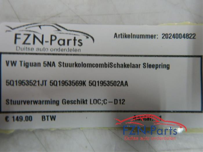 Combischakelaar Stuurkolom Volkswagen Tiguan (22733301)