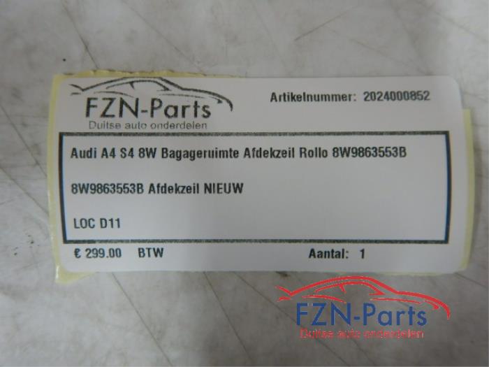 Audi A4 S4 8W Bagageruimte Afdekzeil Rollo