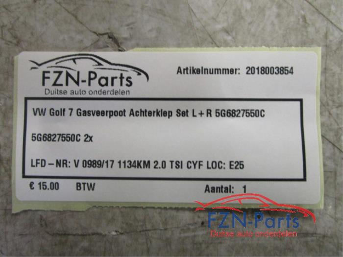 Set Gasdempers Achterklep Volkswagen Golf (22742474)