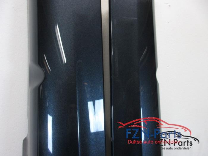 VW Golf 6 R20 Sideskirts R-Line Set L+R Dark Iron Blue LD5G