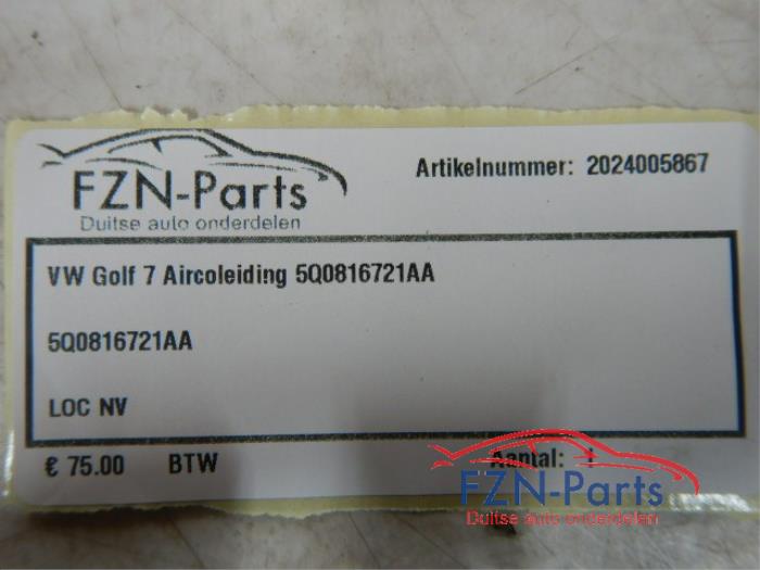 VW Golf 7 Aircoleiding