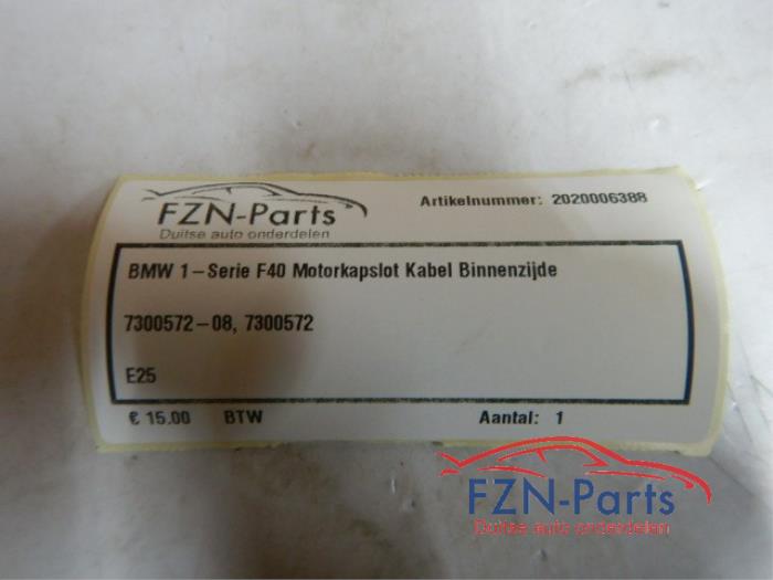BMW 1 - Serie F40 Motorkapslot Kabel Binnenzijde