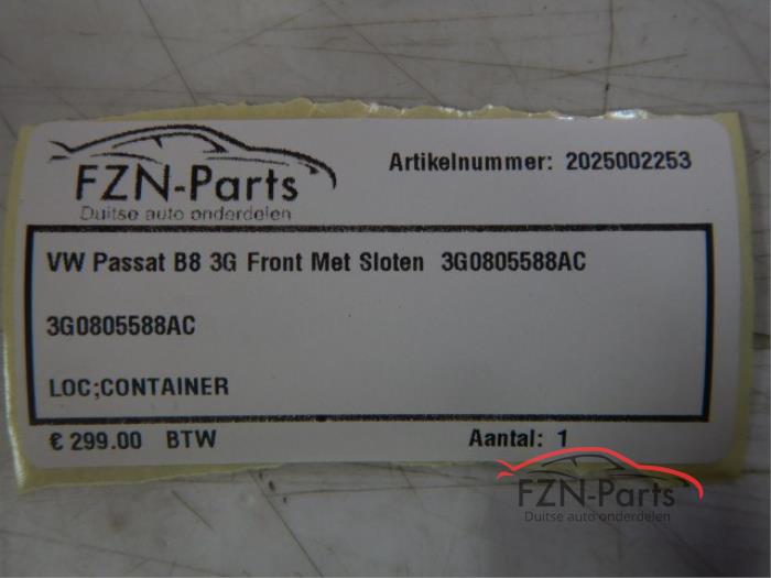VW Passat B8 3G Front met sloten