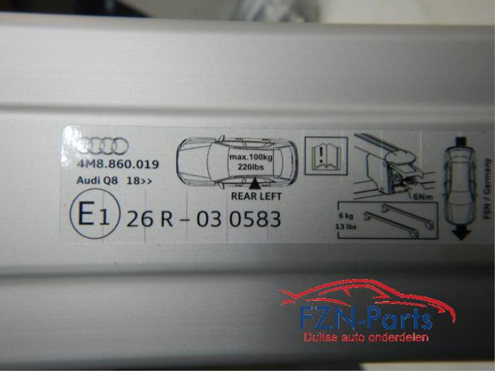 Dakdrager set Audi Q8 (22738454)