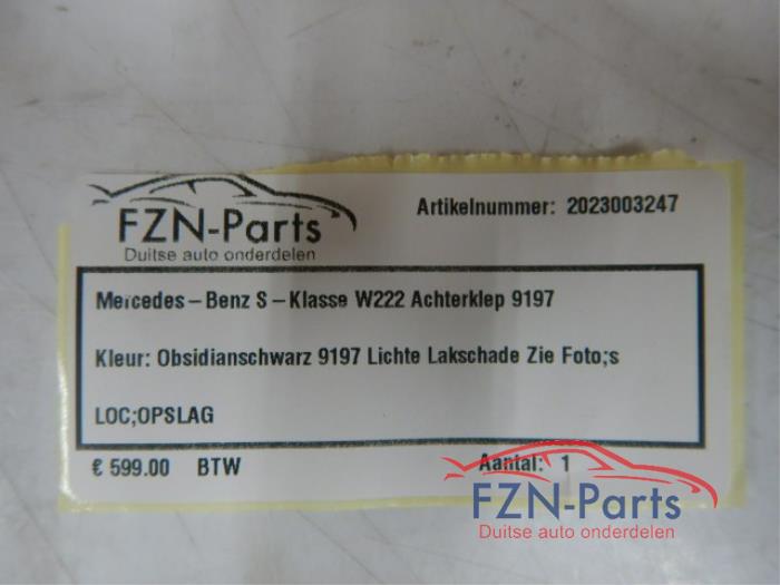Achterklep Mercedes S-Klasse (22724434)