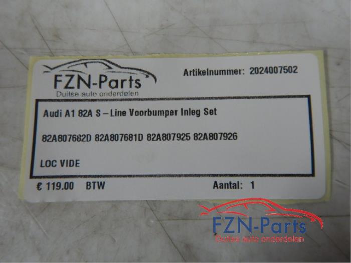 Audi A1 82A S-Line Voorbumper Inleg set