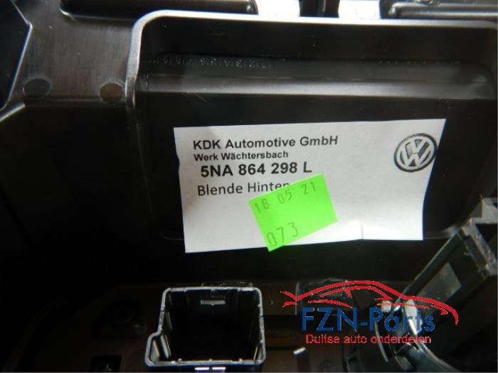 VW Tiguan 5NA Middenconsole Armsteun Achterkant