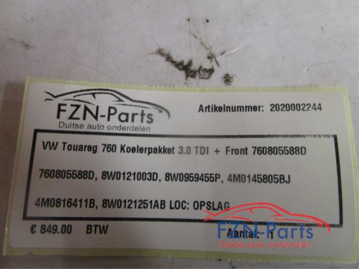 VW Touareg 760 Koelerpakket+Front