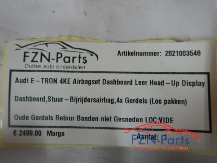 Airbag set + dashboard Audi E-Tron (22727769)