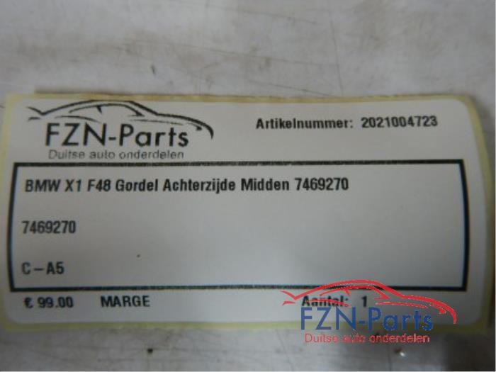 Veiligheidsgordel midden-achter BMW 1-Serie (22738352)