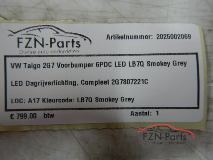 VW Taigo 2G7 Voorbumper 6PDC LED