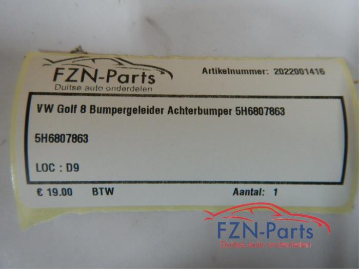 VW Golf 8 Bumpergeleider Achterbumper