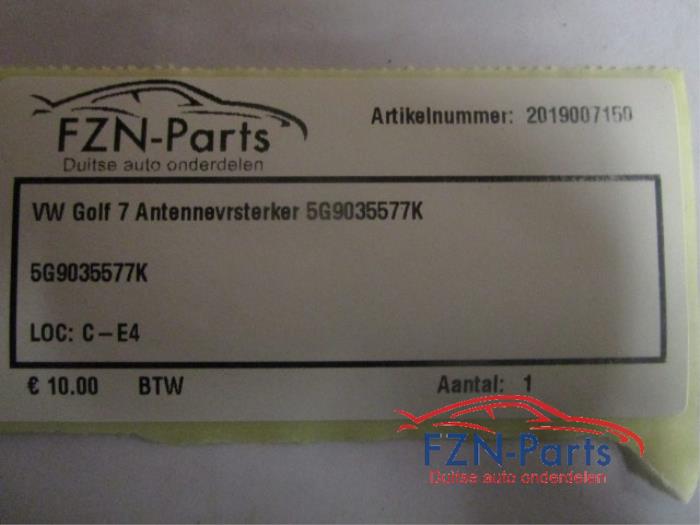 VW Golf 7 Antenneversterker