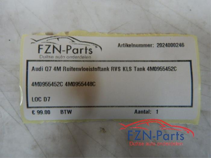 Ruitensproeiertank voor Audi Q7 (22741012)