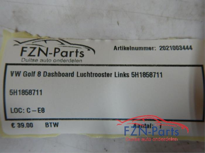 VW Golf 8 Dashboard Luchtrooster Links