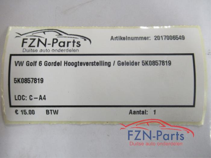 Veiligheidsgordel Geleider Volkswagen Golf (22738531)