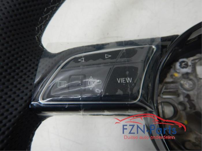 Audi A3 8Y Stuur MF+F1+VIEW Leer Grijs Stiksel