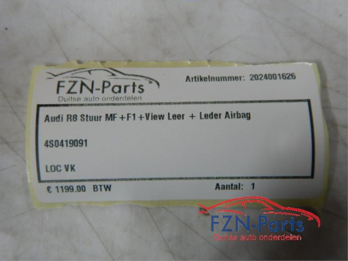 Audi R8 Stuur MF+F1+VIEW Leer+Leder Airbag