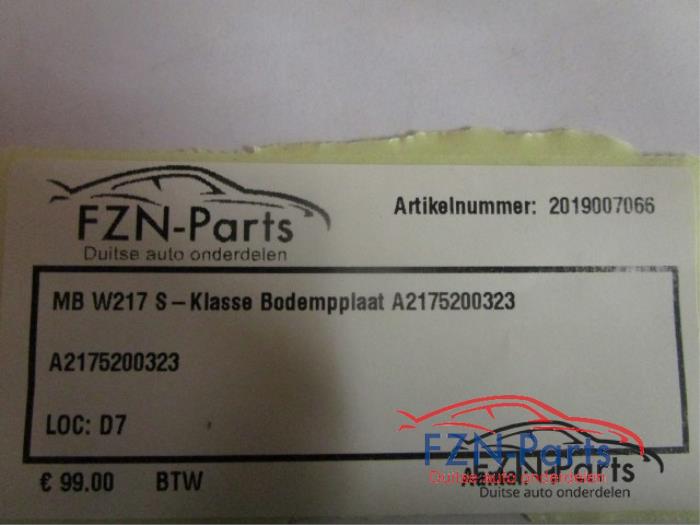 Beschermplaat bodem Mercedes S-Klasse (22738788)