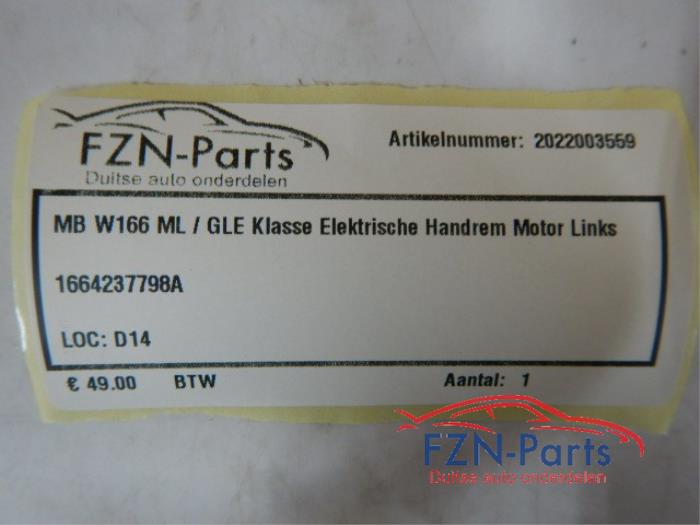 Handrem motor Mercedes ML-Klasse (22740729)