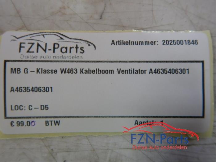 Mercedes-Benz G-Klasse W463 kabelboom Ventilator A