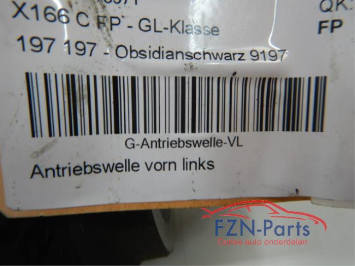 Mercedes-Benz W166 ML / GLE 4Matic Aandrijfas Links-voor