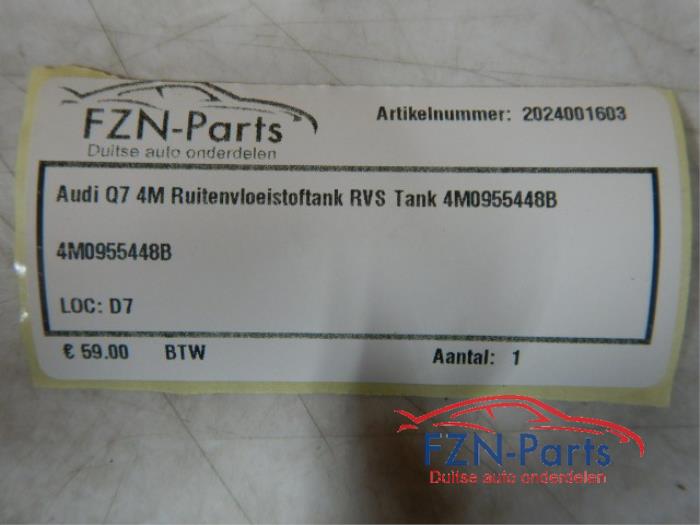 Ruitensproeiertank voor Audi Q7 (22740890)