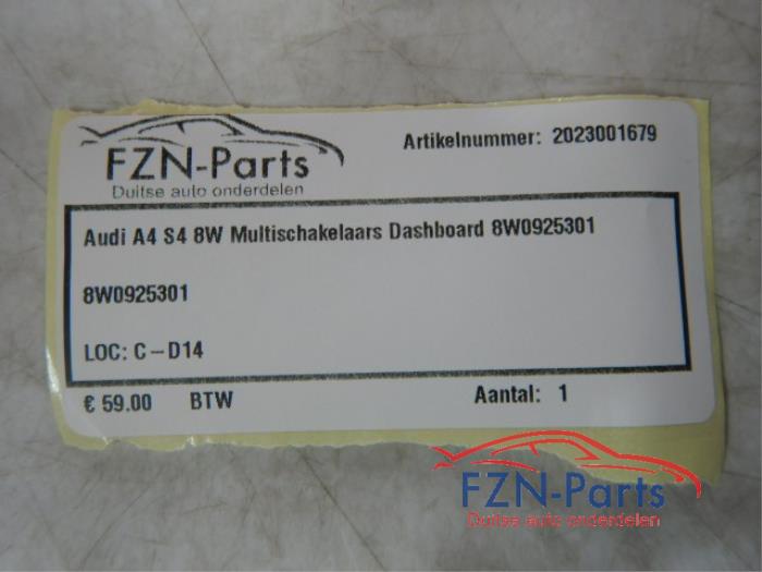 Audi A4 S4 8W Multischakelaars Dashboard